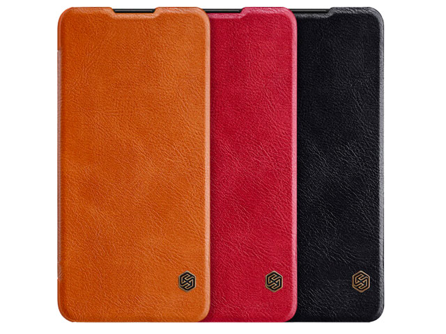 Чехол Nillkin Qin leather case для Huawei P30 lite (коричневый, кожаный)