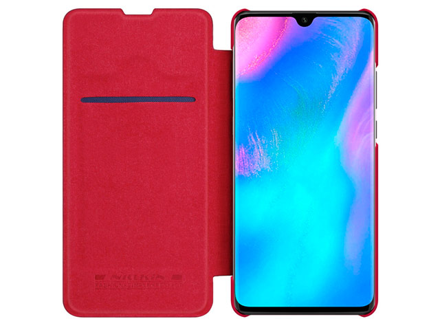 Чехол Nillkin Qin leather case для Huawei P30 pro (красный, кожаный)