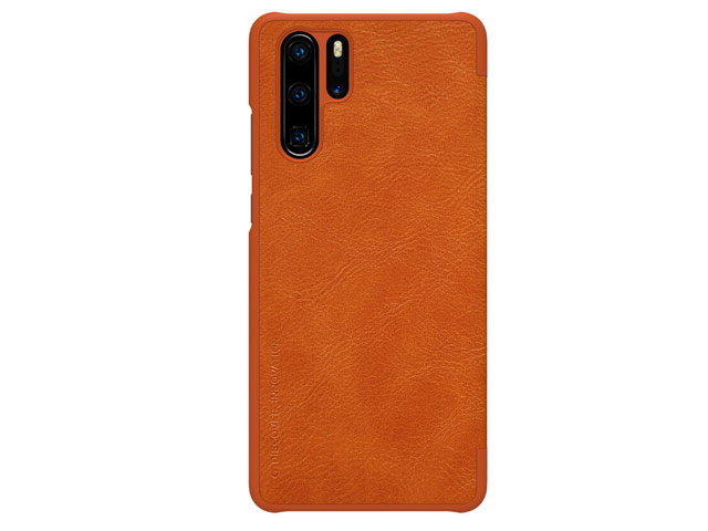 Чехол Nillkin Qin leather case для Huawei P30 pro (коричневый, кожаный)