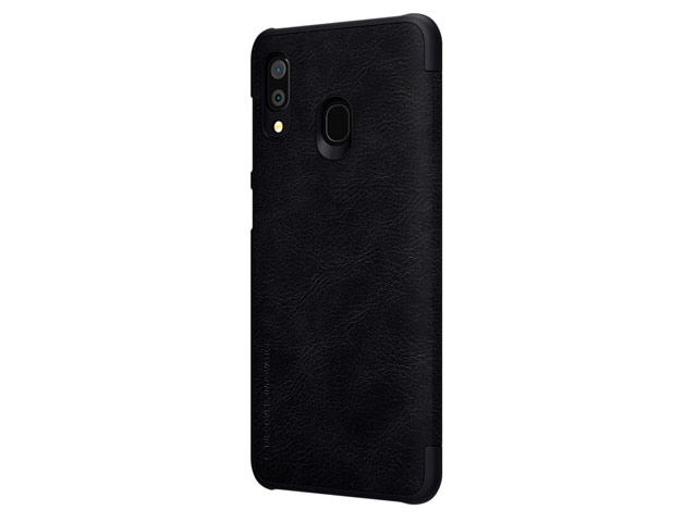 Чехол Nillkin Qin leather case для Samsung Galaxy A30 (черный, кожаный)