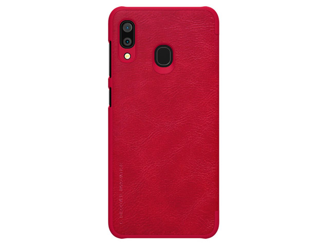 Чехол Nillkin Qin leather case для Samsung Galaxy A30 (красный, кожаный)