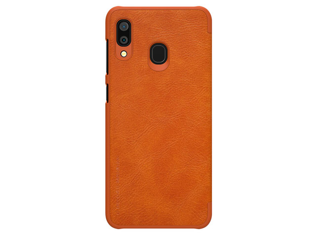 Чехол Nillkin Qin leather case для Samsung Galaxy A30 (коричневый, кожаный)