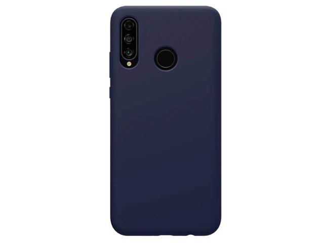 Чехол Nillkin Flex Pure case для Huawei P30 lite (синий, гелевый)