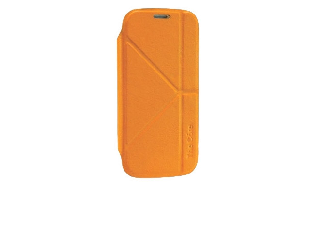 Чехол Momax The Core Smart Case для Samsung Galaxy S4 i9500 (оранжевый, кожанный)
