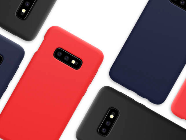 Чехол Nillkin Flex Pure case для Samsung Galaxy S10 lite (красный, гелевый)