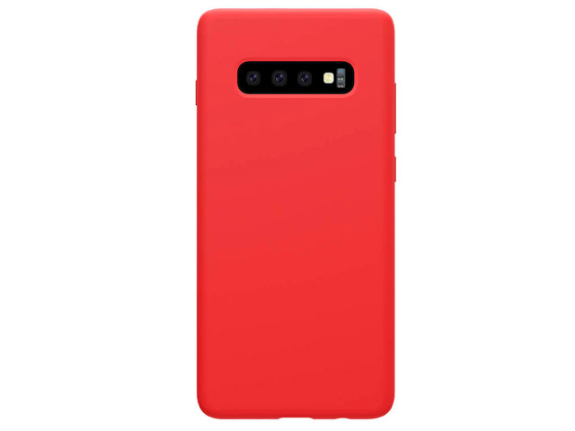 Чехол Nillkin Flex Pure case для Samsung Galaxy S10 plus (красный, гелевый)