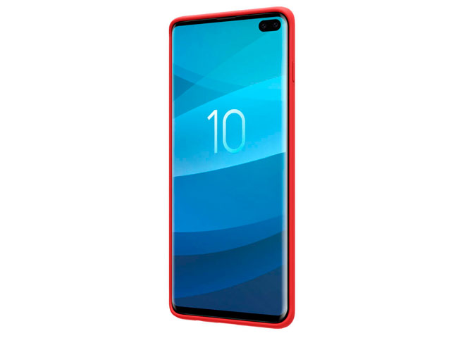 Чехол Nillkin Flex Pure case для Samsung Galaxy S10 plus (красный, гелевый)