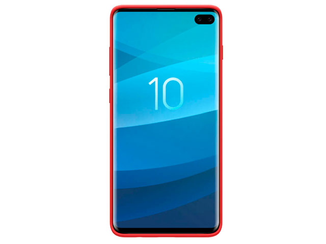 Чехол Nillkin Flex Pure case для Samsung Galaxy S10 plus (красный, гелевый)