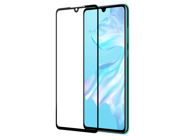 Защитное стекло Nillkin 3D CP+ MAX Glass Protector для Huawei P30 (черное)