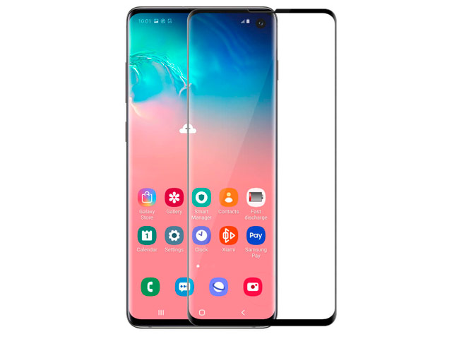 Защитное стекло Nillkin 3D CP+ MAX Glass Protector для Samsung Galaxy S10 (черное)