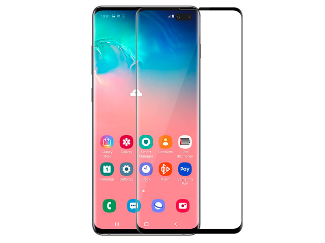 Защитное стекло Nillkin 3D CP+ MAX Glass Protector для Samsung Galaxy S10 plus (черное)