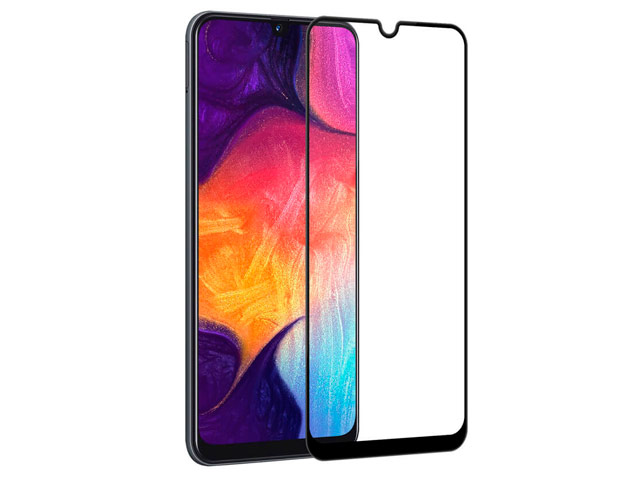 Защитное стекло Nillkin 3D CP+ MAX Glass Protector для Samsung Galaxy A30/A50 (черное)