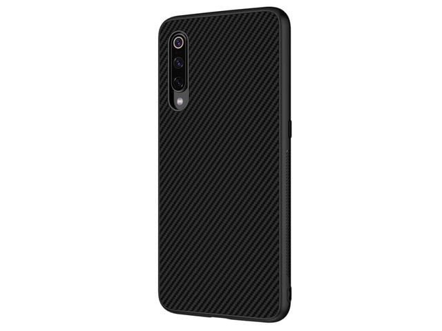 Чехол Nillkin Synthetic fiber для Xiaomi Mi 9 (черный, карбон)