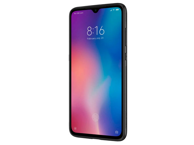 Чехол Nillkin Synthetic fiber для Xiaomi Mi 9 (черный, карбон)