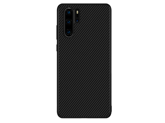 Чехол Nillkin Synthetic fiber для Huawei P30 pro (черный, карбон)