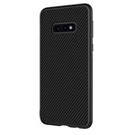 Чехол Nillkin Synthetic fiber для Samsung Galaxy S10 lite (черный, карбон)