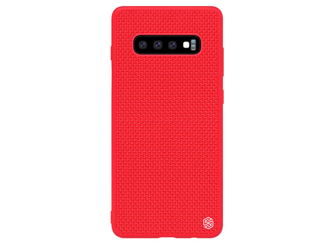 Чехол Nillkin Textured case для Samsung Galaxy S10 plus (красный, нейлон)