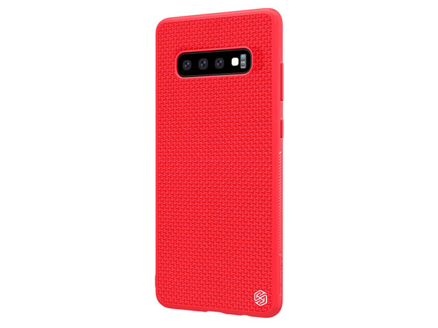 Чехол Nillkin Textured case для Samsung Galaxy S10 plus (красный, нейлон)