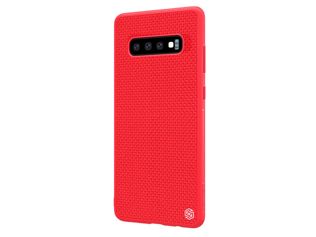 Чехол Nillkin Textured case для Samsung Galaxy S10 (красный, нейлон)
