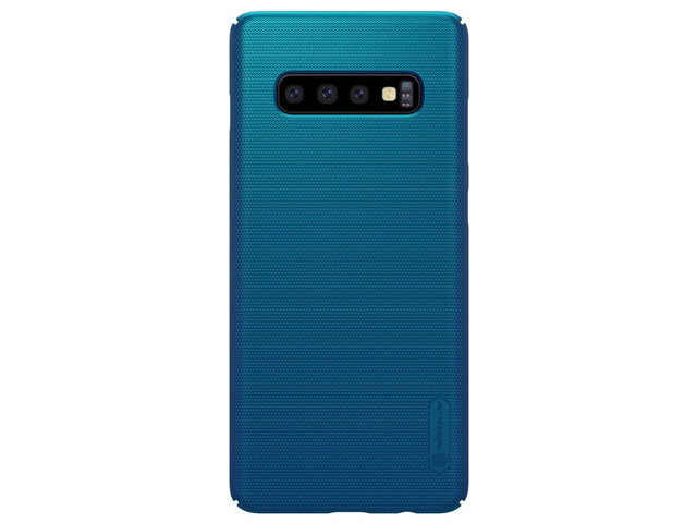 Чехол Nillkin Hard case для Samsung Galaxy S10 (синий, пластиковый)