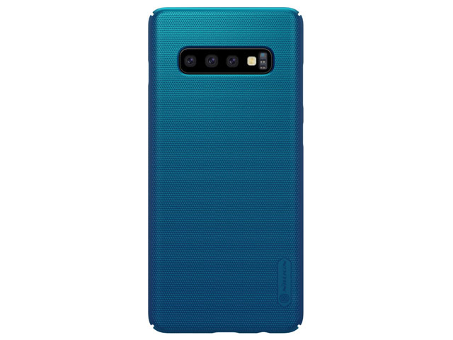 Чехол Nillkin Hard case для Samsung Galaxy S10 plus (синий, пластиковый)