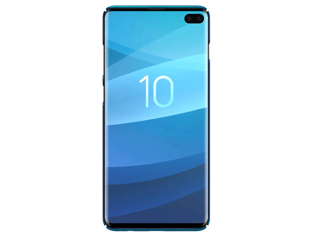 Чехол Nillkin Hard case для Samsung Galaxy S10 plus (синий, пластиковый)