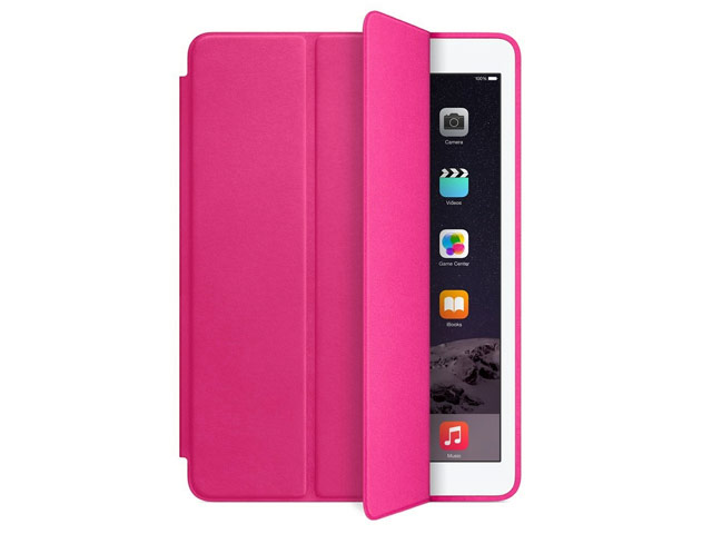 Чехол Yotrix SmarterCase для Apple new iPad 2017/2018 (малиновый, кожаный)