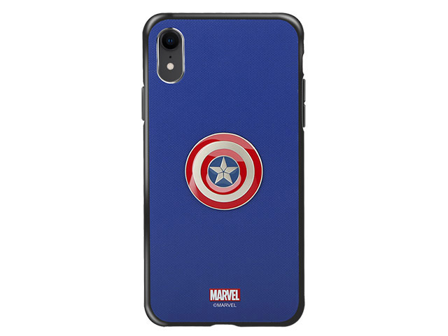 Чехол Marvel Avengers Hard case для Apple iPhone XR (Captain America, пластиковый)