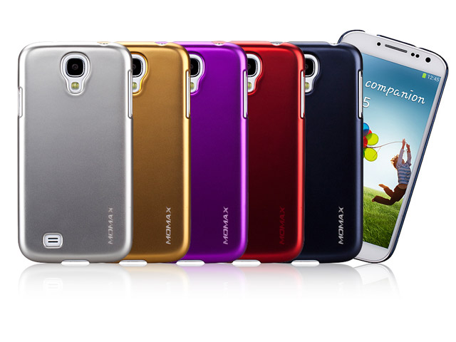 Чехол Momax Ultra Tough Metallic Case для Samsung Galaxy S4 i9500 (красный, пластиковый)