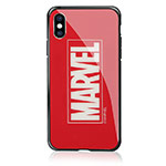 Чехол Marvel Avengers Hard 3D case для Apple iPhone XS (Marvel, стеклянный)