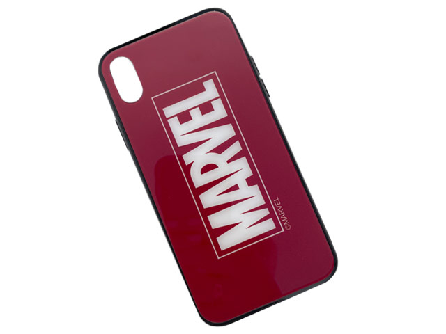 Чехол Marvel Avengers Hard 3D case для Apple iPhone XR (Marvel, стеклянный)