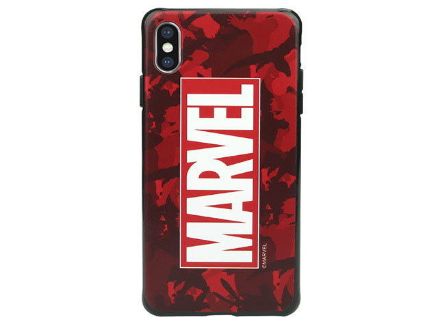 Чехол Marvel Avengers Hard case для Apple iPhone XS (Marvel Red, пластиковый)