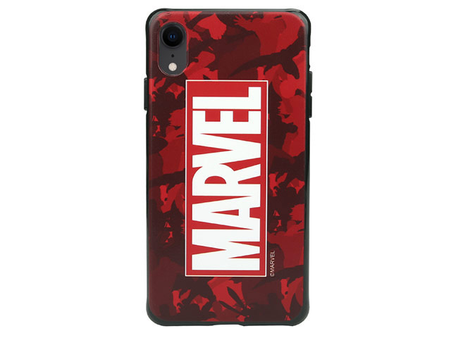 Чехол Marvel Avengers Hard case для Apple iPhone XR (Marvel Red, пластиковый)