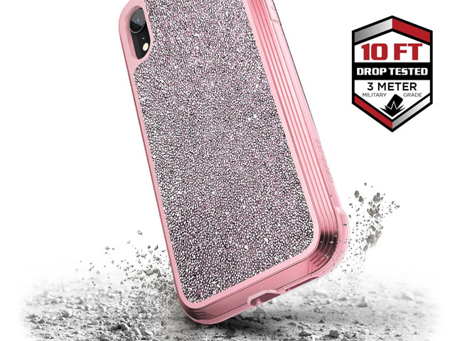 Чехол X-doria Defense Lux для Apple iPhone XR (Crystal Pink, маталлический)