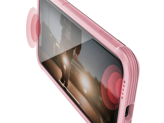 Чехол X-doria Defense Lux для Apple iPhone XR (Crystal Pink, маталлический)