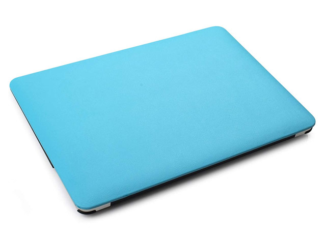Чехол Yotrix HardCover Leather для Apple MacBook Air 13 2018 (голубой, винилискожа)