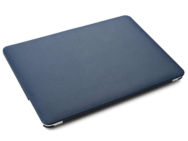 Чехол Yotrix HardCover Leather для Apple MacBook Air 13 2018 (синий, винилискожа)