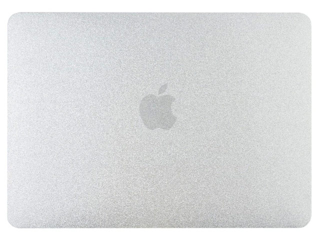 Чехол Yotrix HardCover Shine для Apple MacBook Air 13 2018 (серебристый, винилискожа)