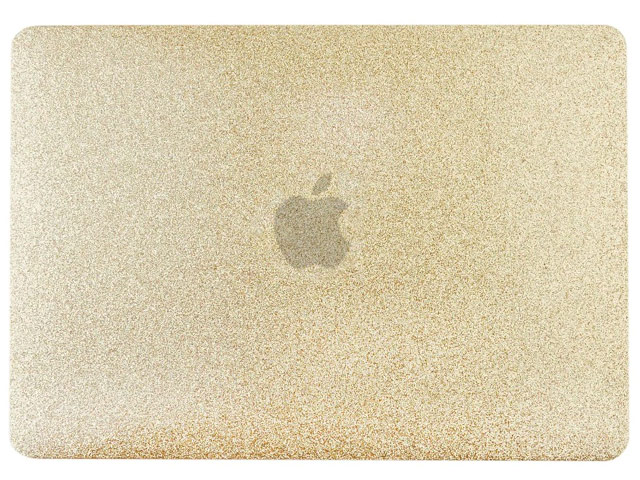 Чехол Yotrix HardCover Shine для Apple MacBook Air 13 2018 (золотистый, винилискожа)