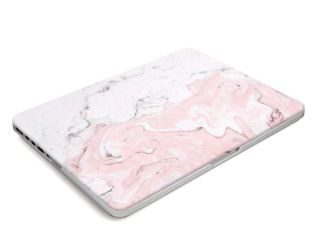 Чехол Yotrix HardCover для Apple MacBook Air 13 2018 (Diffusion Pink, пластиковый)