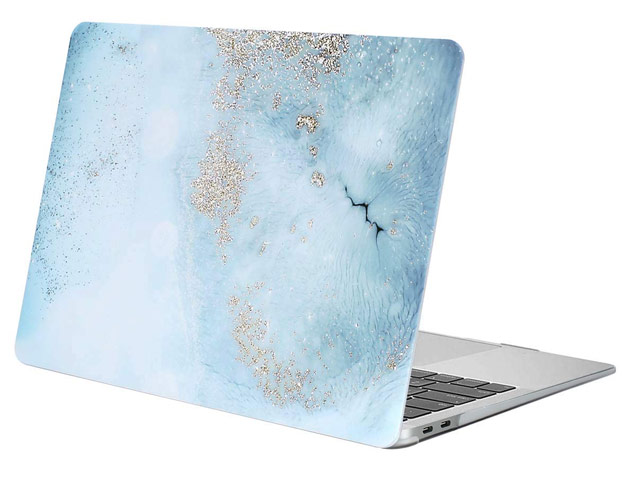Чехол Yotrix HardCover для Apple MacBook Air 13 2018 (Diffusion Blue, пластиковый)