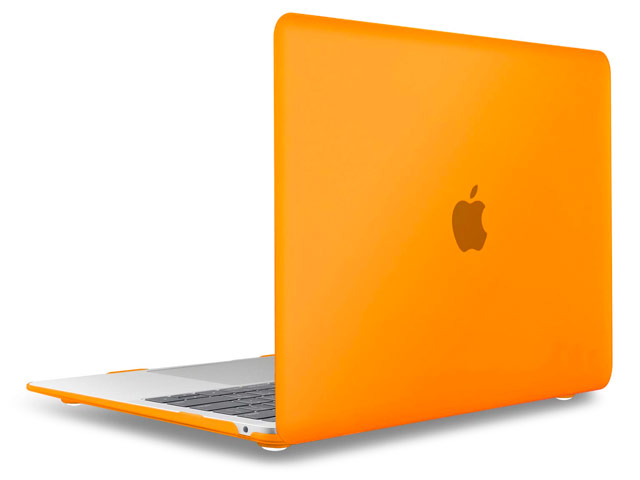 Чехол Yotrix HardCover для Apple MacBook Air 13 2018 (оранжевый, матовый, пластиковый)