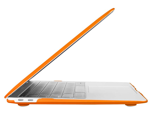 Чехол Yotrix HardCover для Apple MacBook Air 13 2018 (оранжевый, матовый, пластиковый)