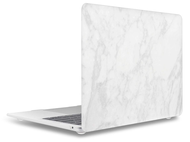 Чехол Yotrix HardCover для Apple MacBook Air 13 2018 (Marble Gray, пластиковый)