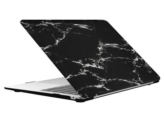 Чехол Yotrix HardCover для Apple MacBook Air 13 2018 (Marble Black, пластиковый)