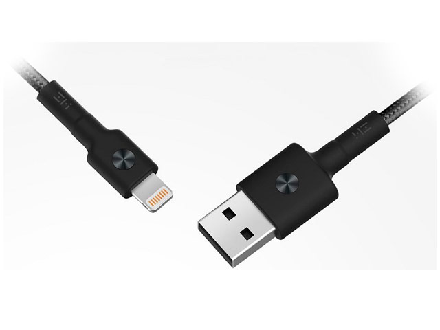 USB-кабель Xiaomi ZMI Cable универсальный (Lightning, 1 метр, MFi, черный)