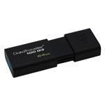 Флеш-карта Kingston DataTraveler 100 (64Gb, USB 3.1, черная)