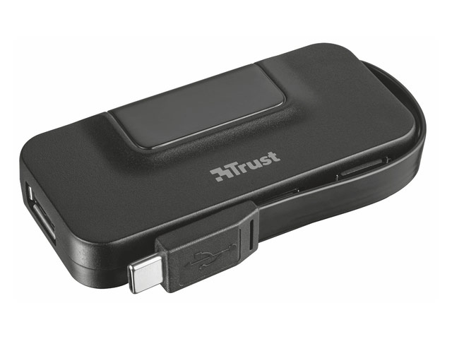 USB-хаб Trust Type-C USB Hub универсальный (4 x USB 2.0, черный)