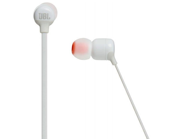 Беспроводные наушники JBL Tune T110BT (белые, пульт/микрофон)