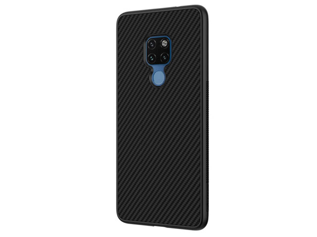 Чехол Nillkin Synthetic fiber для Huawei Mate 20 (черный, карбон)